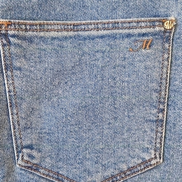 🆕️NWT Mavi Lindsay Raw Hem Light Wash Blue Denim Western Skirt Womens Sz Small - Picture 12 of 17